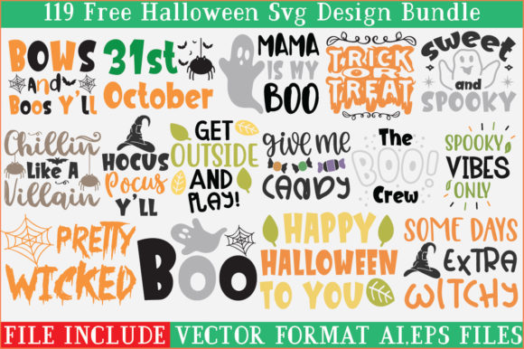Read more about the article 119 Halloween Sublimation Designs Free